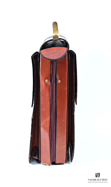 ITALY - SILVANI
Rectangular brown leather...