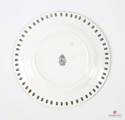 LUNEVILLE Manufacture 
Set of five porcelain...