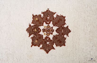 North African rug (wool warp, weft, and pile),...