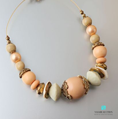 Necklace of various balls, the lobster clasp.
Diameter:...
