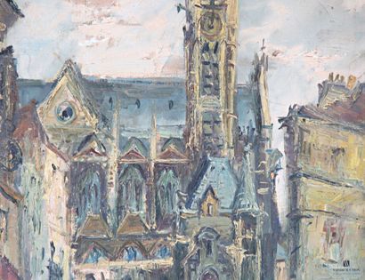 CATTY Micheline (1926)
View of the Eglise...