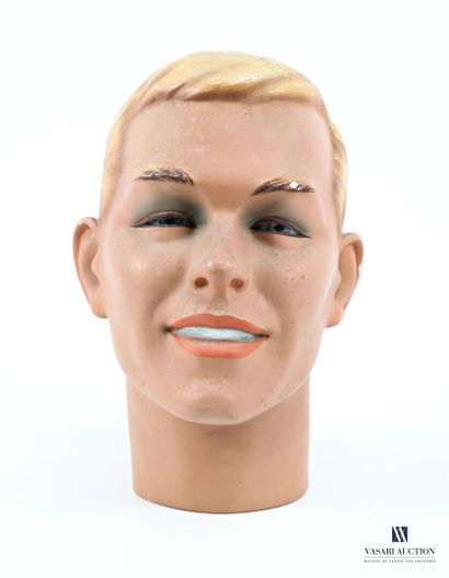SIEGEL PARIS
Polychrome painted plaster mannequin...