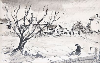 HIQUET Adolphe (1899-1965)
- The ploughman
-...