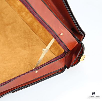 ITALY - SILVANI
Rectangular brown leather...
