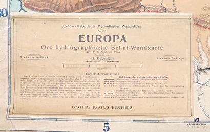Hydrographic Chart of Europe - Ora hydrographische...