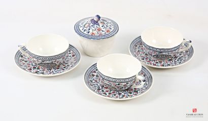 GIEN Manufacture de 

Part of a faience tea...