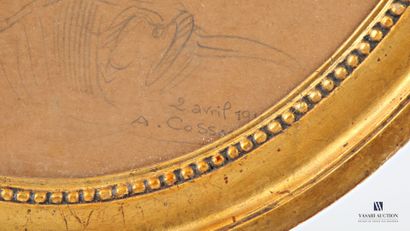 COSSARD, Adolphe (1880–1952) 
Oval-format...