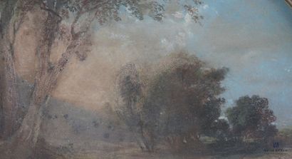 COIGNET Jules (1798-1860) 
Walkers on the...