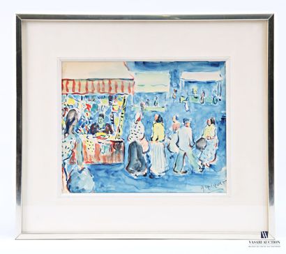 HIQUET Adolphe (1899-1965)
Market stroll...