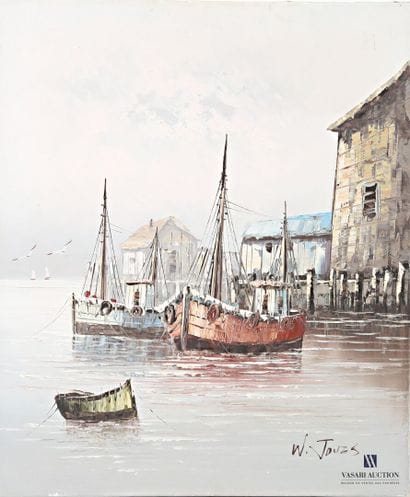 JONES, William (20th century)
Boats in the...