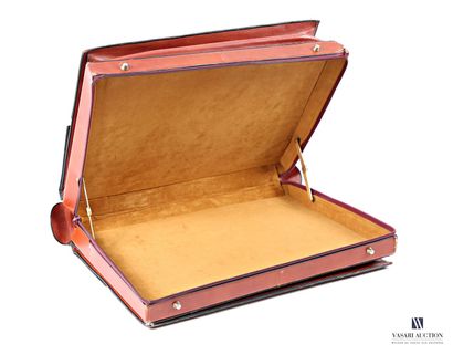 ITALY - SILVANI
Rectangular brown leather...