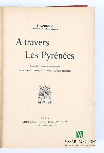 Lot including four volumes: A travers les...