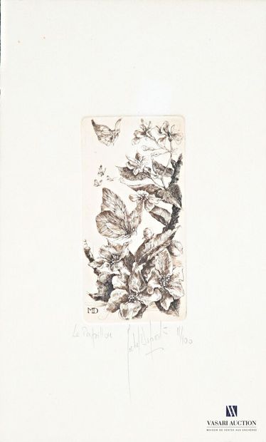 DESPORTES Michel (1942–1994), after
The Butterfly
Black-and-white...