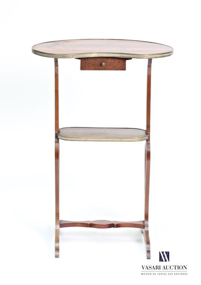 Mahogany and mahogany veneer coffee table,...