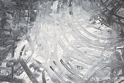 Contemporary Art 
Black-and-white abstraction....