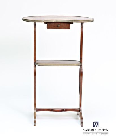 Mahogany and mahogany veneer coffee table,...