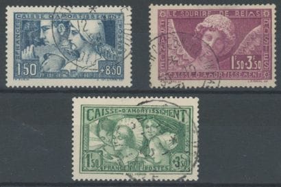 France: Nos. 252/256/269, Caisse d'Amortissement,...