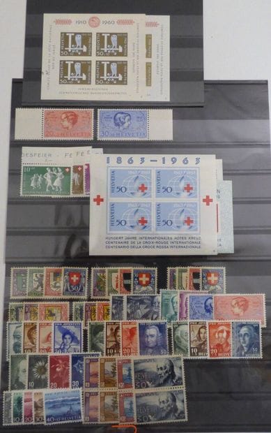 Switzerland: Assortment of high-quality sets,...