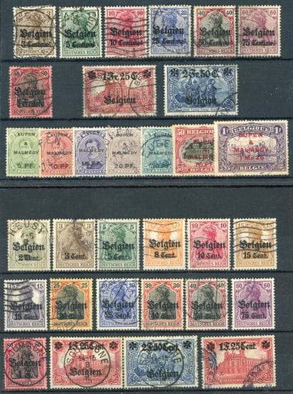 Belgique : Occupation Allemande 1914/1918...
