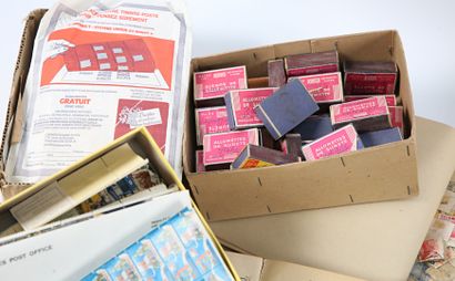 World and France: thousands of stamps in...