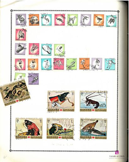 World: Approximately 700 different stamps...