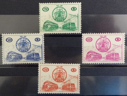 Belgium: No. TR 369/72, the 4 Stamps, XX,...