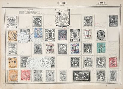 World and France: Two old albums containing...