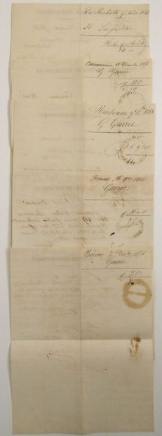 France, 1855: 5 Telegraphic Dispatches