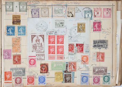 World and France: Two old albums containing...