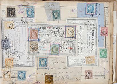 World and France: Two old albums containing...