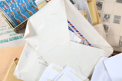 World and France: thousands of stamps in...