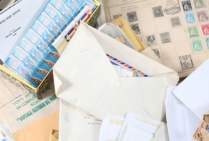 World and France: thousands of stamps in...