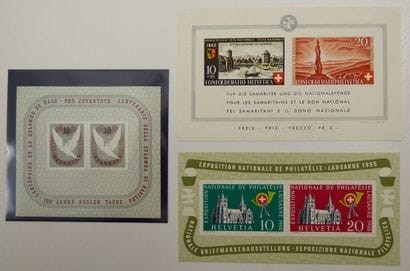 Switzerland: 3 blocks, XX - B/TB -