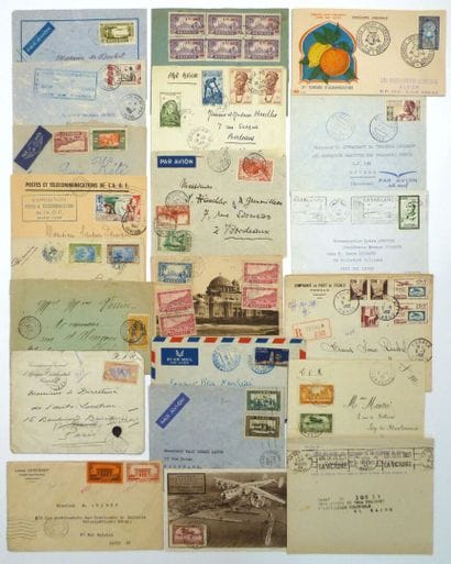 French Colonies: A fine set of 20 interesting...