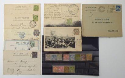 Colonies Françaises : Beau lot de 9 enveloppes...