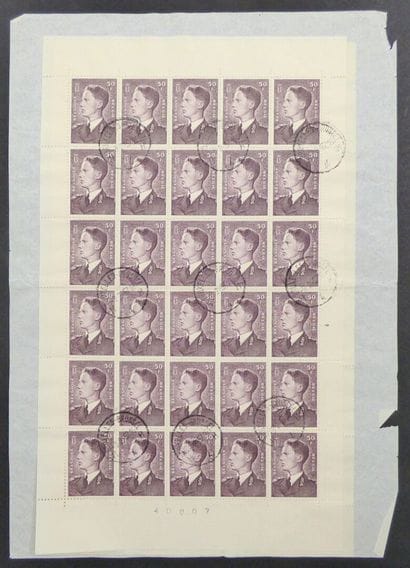 Belgium 1952: No. 879, first stamp featuring...