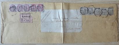 France 1904: Type Blanc, 1c and 2c stamps...