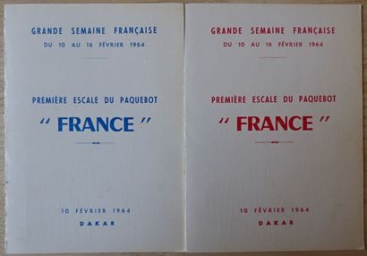 France, 1964: Two commemorative booklets...