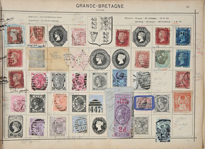 World and France: Two old albums containing...