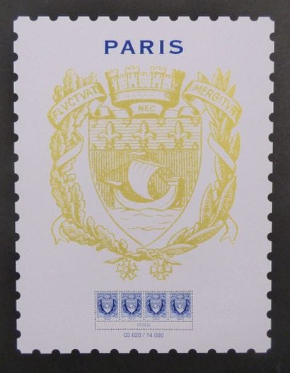 France 2024: Poster stamp, XX - Mint condition...
