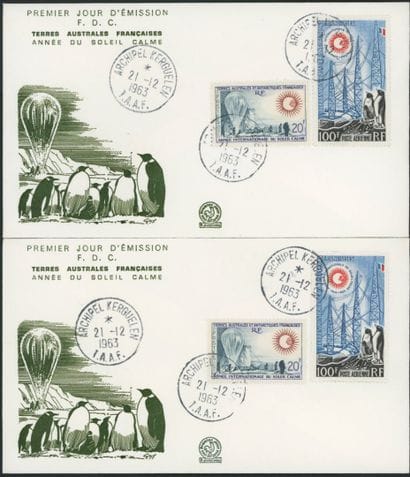 TAAF 1963 : 2 F.D.C, LT - TB -