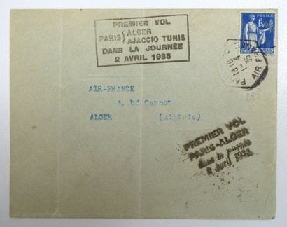 France, 1935: First same-day flight from...