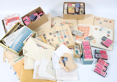 World and France: thousands of stamps in...