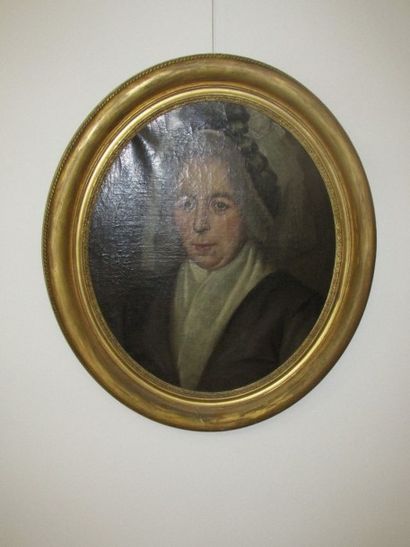 PAIRE DE PORTRAITS XIX

