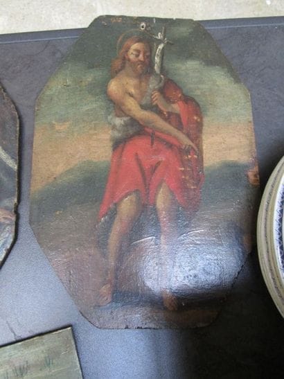 ITALIEN XVIIème
Saint Jean Baptiste
La Vierge...