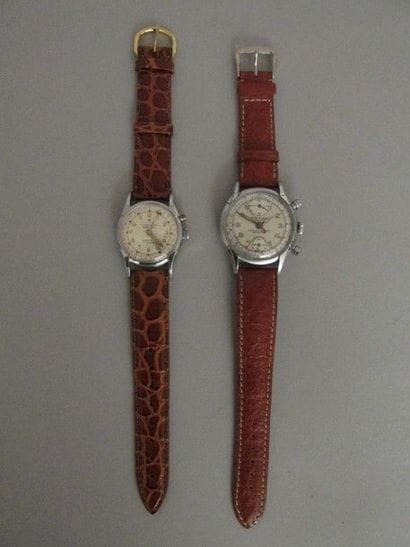 Lot composé de deux montres:

- LIXA

Calendographe,...