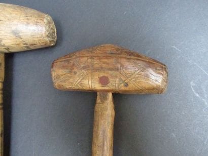 Deux marteaux à sucre anciens marocains