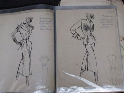 50 feuilles de croquis de modéles pour la...