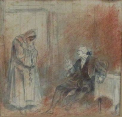 Ecole Française du XIXème siècle

La Conversation

Encre...