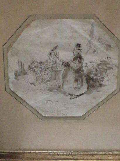 Ecole Française du XIXème siècle

Le curé...